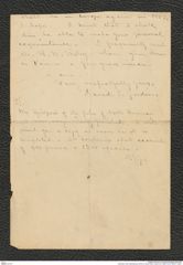 Nachlass Franz Steindachner, Brief von David Starr Jordan (vor 1883), Inv.Nr. 259.01, Seite 2
